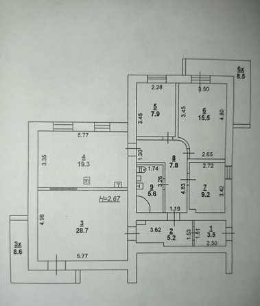 
  Продается 4-комн. квартира 103 м². Фото 19.