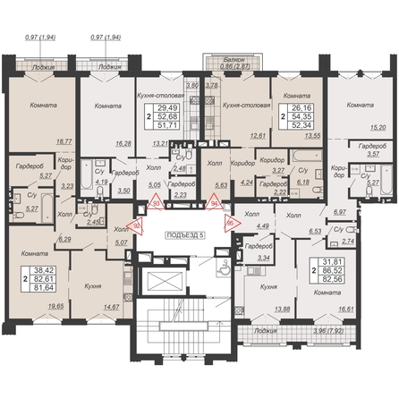 
  Продается 1-комн. квартира 51.71 м², в ЖК Дом-резиденция Собрание. Фото 1.