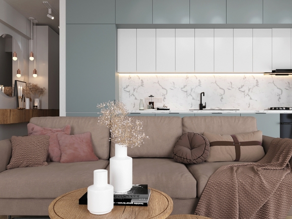 
  Продается 2-комн. квартира 54 м², в ЖК Панорама на Театральном, литера 1. Фото 8.