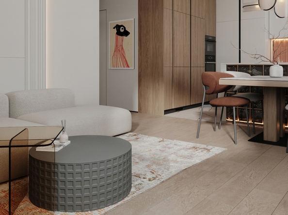 
  Продается 2-комн. квартира 62.55 м², в ЖК ПРИТЯЖЕНИЕ, литер 3. Фото 8.