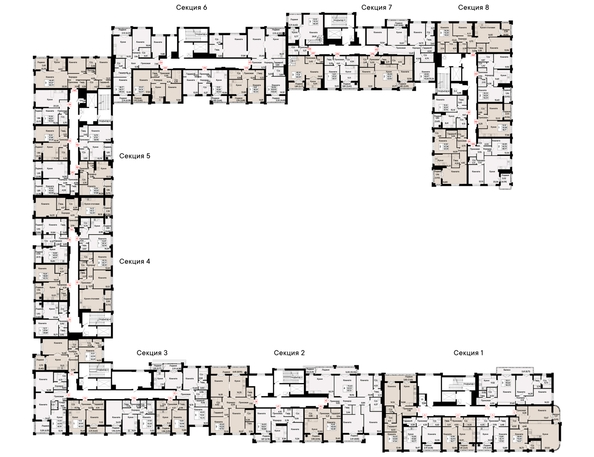 
  Продается 1-комн. квартира 42.3 м², в  Курортный квартал Ривьера, II оч. Фото 1.