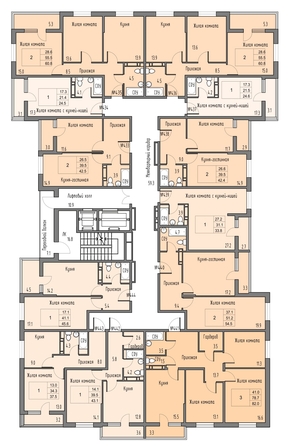 
  Продается 2-комн. квартира 58.1 м², в ЖК Грей, кв-л 11-3. Фото 2.