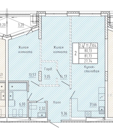 
  Продается 3-комн. квартира 85 м², в ЖК Сигма. Фото 14.