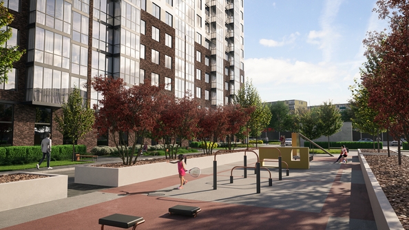 
  Продается 3-комн. квартира 67.8 м², в ЖК Панорама на Театральном, литера 1. Фото 18.
