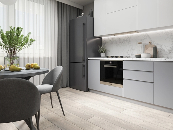 
  Продается 1-комн. квартира 38 м², в ЖК Панорама на Театральном, литера 1. Фото 6.