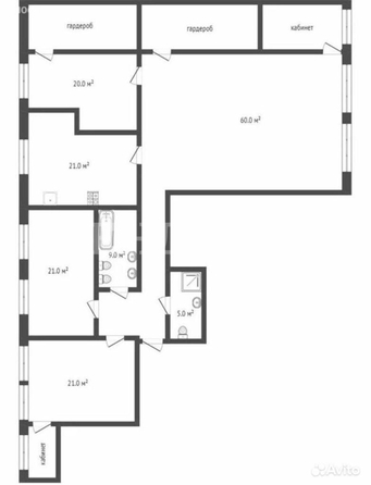 
   Продам 5-комнатную, 177.3 м², Буденновский пр-кт, 2А/23Б

. Фото 1.