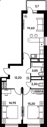 
   Продам студию, 31.25 м², Сезоны

. Фото 1.