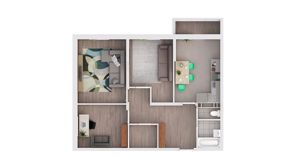 
   Продам 3-комнатную, 80.7 м², Gray (Грэй), кв-л 11-2

. Фото 2.