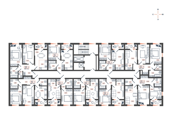 
   Продам 3-комнатную, 64.34 м², Темп, дом 1

. Фото 16.