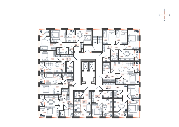 
  Продается 3-комн. квартира, 79.43 м², ЖК Темп, дом 2
. Фото 1.