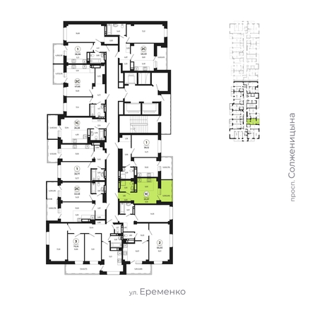 
   Продам студию, 23.43 м², Сокольники, литера 6

. Фото 2.