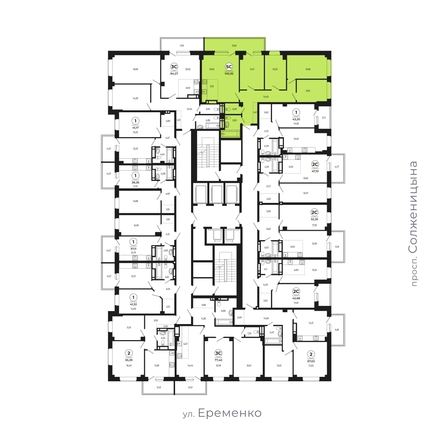 
   Продам 5-комнатную, 100.5 м², Сокольники, литера 9

. Фото 1.