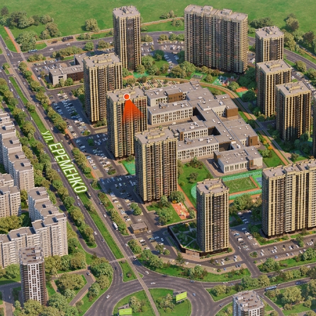 
  Продается 2-комн. квартира, 52.55 м², ЖК Сокольники, литера 9
. Фото 3.