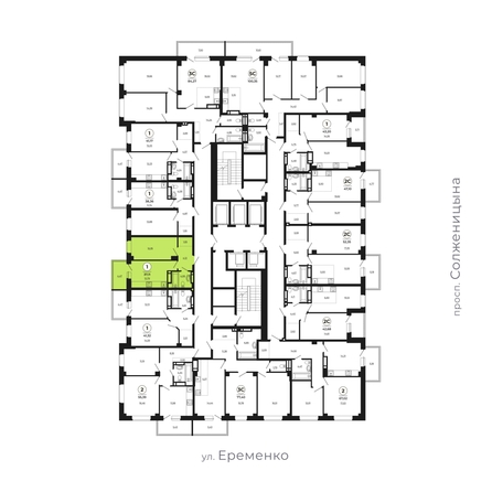 
   Продам 1-комнатную, 36.8 м², Сокольники, литера 9

. Фото 2.