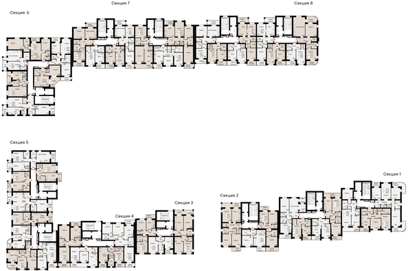 
   Продам 2-комнатную, 61.44 м², Курортный квартал Ривьера, дом 1

. Фото 1.