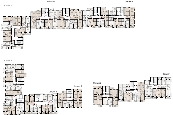 
   Продам 2-комнатную, 52.45 м², Курортный квартал Ривьера, дом 1

. Фото 2.