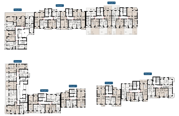 
  Продается 2-комн. квартира, 74.95 м², ЖК Курортный квартал Ривьера, дом 1
. Фото 1.