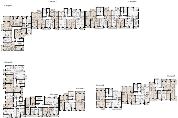 
   Продам 1-комнатную, 44.79 м², Курортный квартал Ривьера, дом 1

. Фото 1.