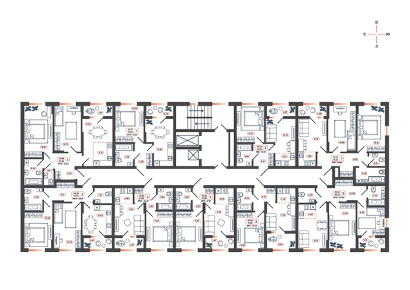 
  Продается 1-комн. квартира, 37.2 м², ЖК Темп, дом 1
. Фото 32.