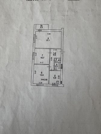 
   Продам 3-комнатную, 62 м², Металлургическая ул, 20к2

. Фото 20.
