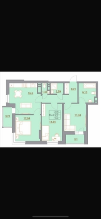 
  Продается 3-комн. квартира, 85.64 м², Тибетская ул, д. 1В
. Фото 1.