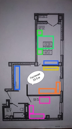 
  Продается 3-комн. квартира, 61 м², Элеваторный пер, д. 10
. Фото 7.