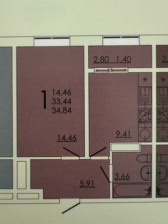 
  Продается 1-комн. квартира, 36.23 м², ЖК Frame (Фрейм), 11В
. Фото 1.