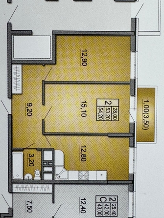 
  Продается 3-комн. квартира, 57 м², Мечникова ул
. Фото 43.