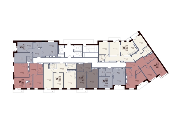 
  Продается 3-комн. квартира, 94 м², ЖК ACADEMIA (Академия)
. Фото 2.