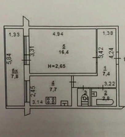 
  Продается 1-комн. квартира, 37.5 м², Стабильная ул, д. 11/1
. Фото 16.