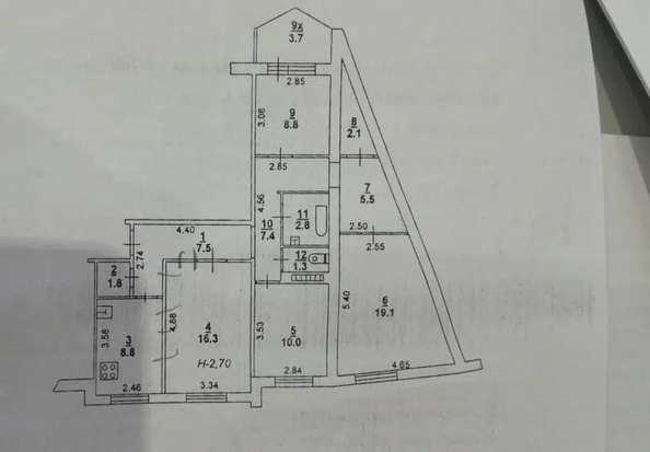 
  Продается 4-комн. квартира, 91 м², Королева пр-кт, д. 25
. Фото 14.