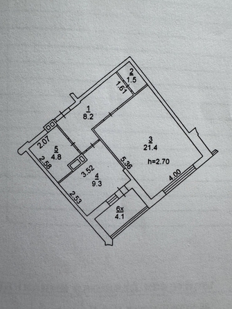 
  Продается 1-комн. квартира, 47 м², Шолохова пр-кт, д. 211/1с3
. Фото 12.
