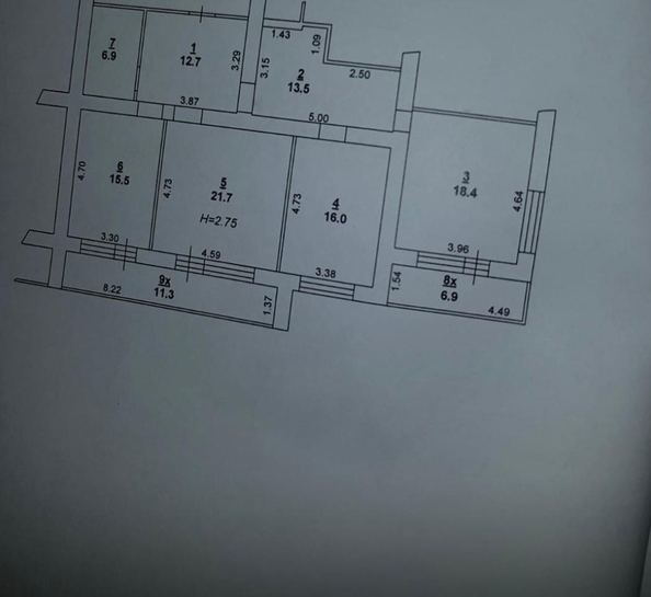 
  Продается 3-комн. квартира, 120 м², 2-я Краснодарская ул, д. 143/2
. Фото 11.