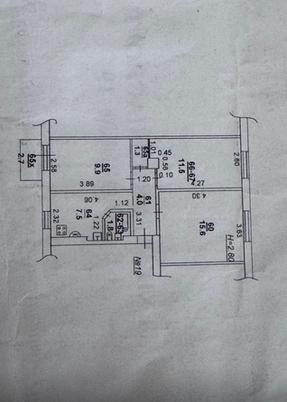 
  Продается 3-комн. квартира, 52.4 м², Металлургическая ул, д. 110
. Фото 9.