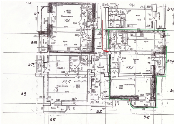
  Продается 3-комн. квартира, 78.5 м², Крепостной пер, д. 43/98
. Фото 14.