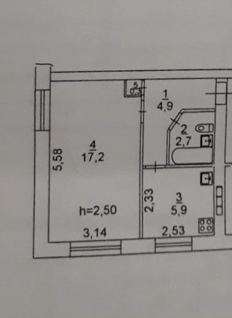 
  Продается 1-комн. квартира, 31 м², Ленина пр-кт, д. 90
. Фото 7.