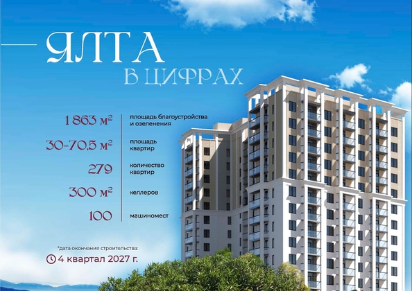 
  Продается 1-комн. квартира 44.44 м², в ЖК Клубный дом Ялта. Фото 18.