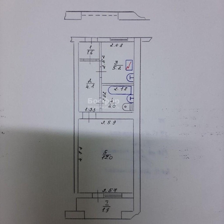 
  Продается 1-комн. квартира 33.8 м². Фото 2.