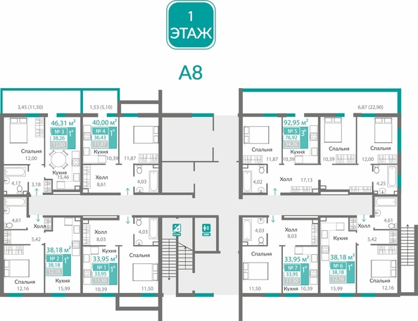 
  Продается 1-комн. квартира 33.95 м², в ЖК Горизонты 2 . Фото 1.