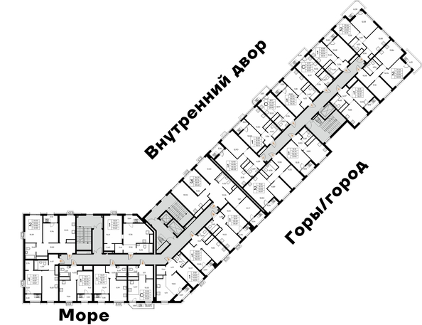 
  Продается 2-комн. квартира 61.38 м², в ЖК Новый Судак, 1 этап. Фото 1.