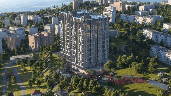
  Продается 1-комн. квартира 43.54 м², в ЖК Панорама парк, литер 2. Фото 2.