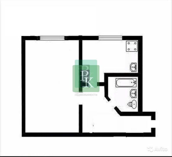 
  Продается 1-комн. квартира 30.5 м². Фото 9.