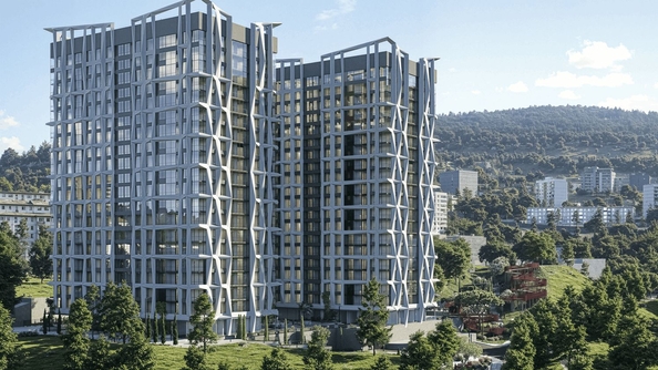 
  Продается 2-комн. квартира 69.62 м², в ЖК Панорама парк, литер 2. Фото 1.