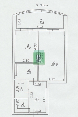 
  Продается 3-комн. квартира 132 м². Фото 43.