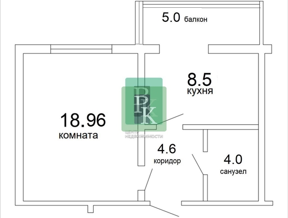 
  Продается 1-комн. квартира 43 м². Фото 16.