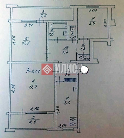 
  Продается 3-комн. квартира 60.8 м². Фото 23.