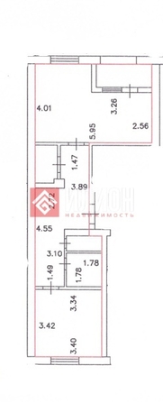 
  Продается 1-комн. квартира 59.8 м². Фото 2.