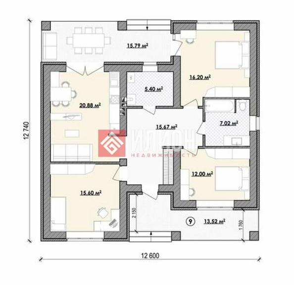 
  Продается коттедж 126 м². Фото 12.