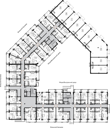 
  Продается апартамент 33.2 м², в АК Альморе. Фото 1.