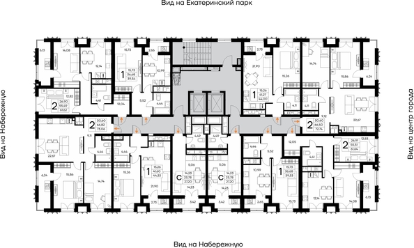 
  Продается 2-комн. квартира 72.74 м², в ЖК Столица. Фото 1.